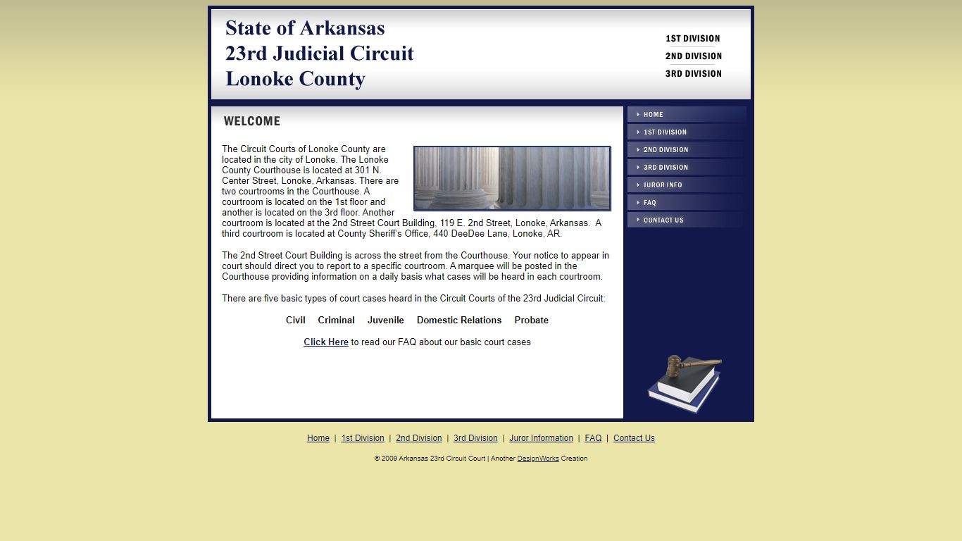 State of Arkansas, 23rd Judicial Circuit, Lonoke County